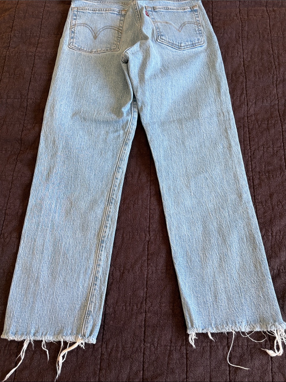 Levi Wedgie Straight Buttonfly lightwash jeans - Picture 4 of 10